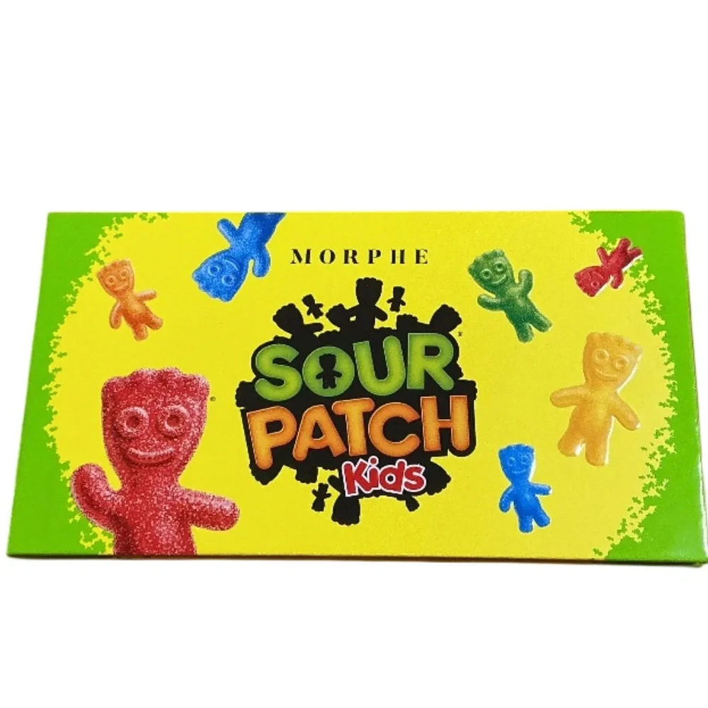 Morphe Eyeshadow Palette Sour Patch Kids, Sour Then Sweet, Bright Hues, Shimmer